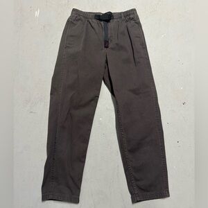 Vintage Gramicci Pant Mens Belted Climbing Hiking Size XS Brown Cotton